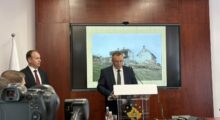 Blerim Isufaj (C), Chief Prosecutor at the Kosovo Special Prosecution, with prosecutor Valdet Gashi on September 4, 2026. Photo: BIRN.