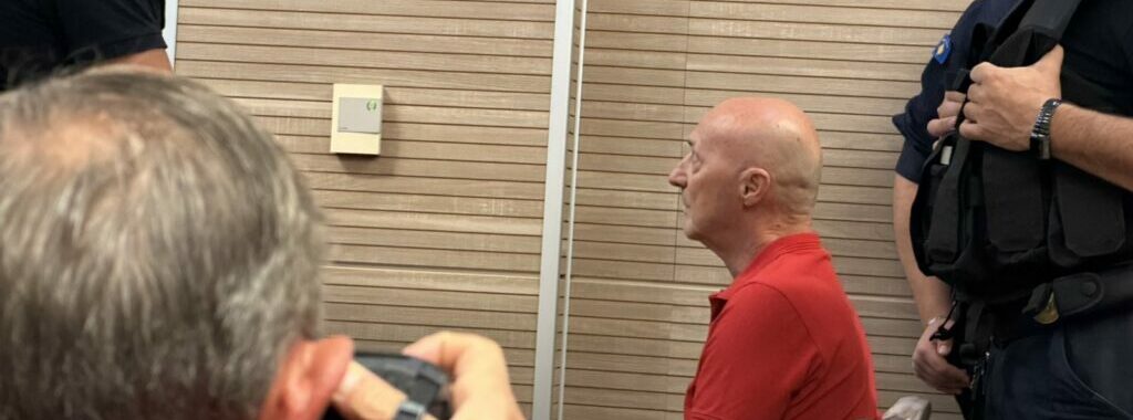 Fatmir Sheholli at the Pristina Basic Court on Monday, September 7, 2026. Photo: BIRN.