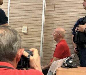Fatmir Sheholli at the Pristina Basic Court on Monday, September 7, 2026. Photo: BIRN.