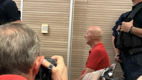 Fatmir Sheholli at the Pristina Basic Court on Monday, September 7, 2026. Photo: BIRN.